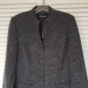 J Michaels NWT Women's Basket Weave Effect Jacket